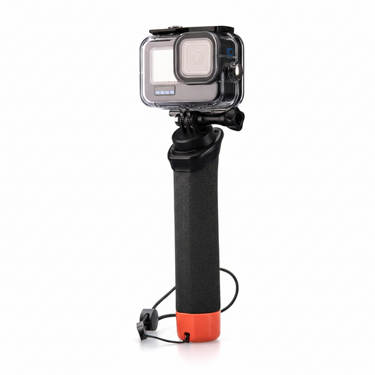 Poignée Flottante GoPro - Lammcou – Monopode Étanche avec Corde de Sécurité & Bracelet - Compatible Hero 13/12/11/10/9, Insta360, DJI