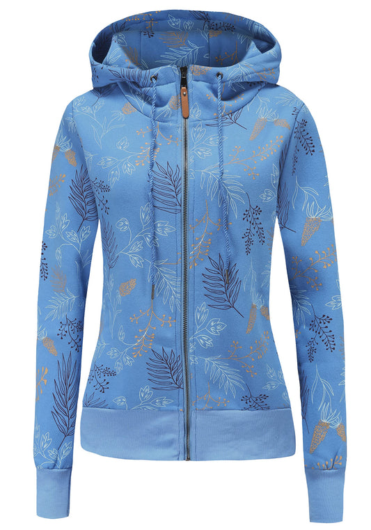 TrendiMax Sweat à Capuche Femme Pull à Capuche avec Fermeture Éclair Hoodie Imprimé pour Femmes - PATOGAZ