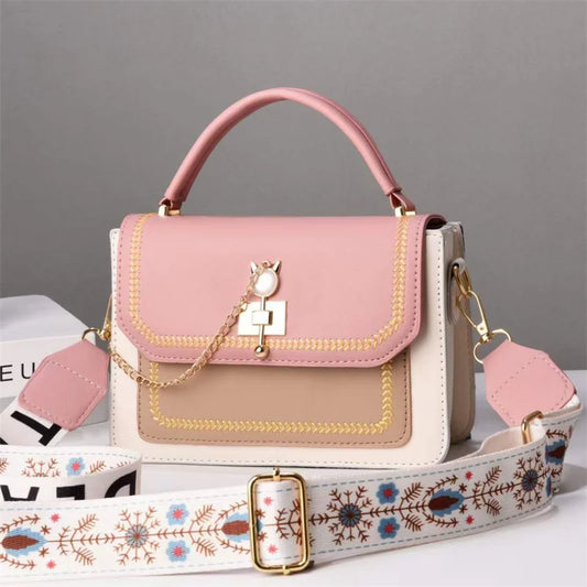 2023 New Color-blocking Women's Bag, Fashionable Women's Bag, Simple Style Handbag - PATOGAZ