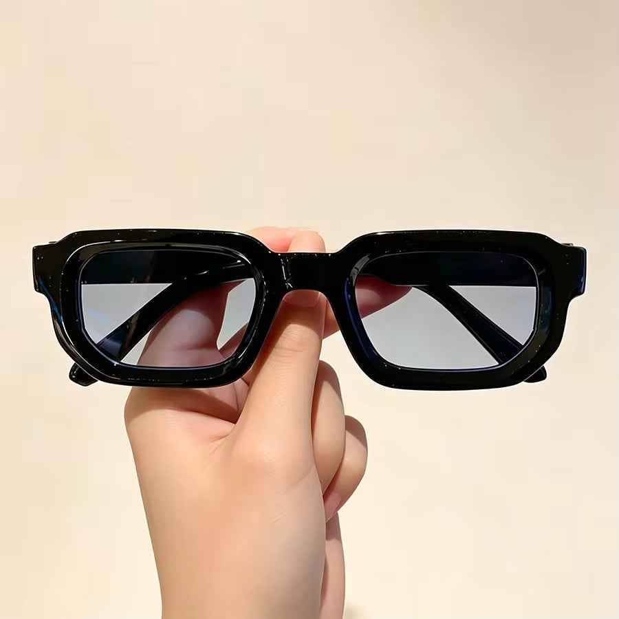 Lot de 6 Lunettes de Soleil Vintage Rectangulaires pour Femme, Style Rétro Tenda