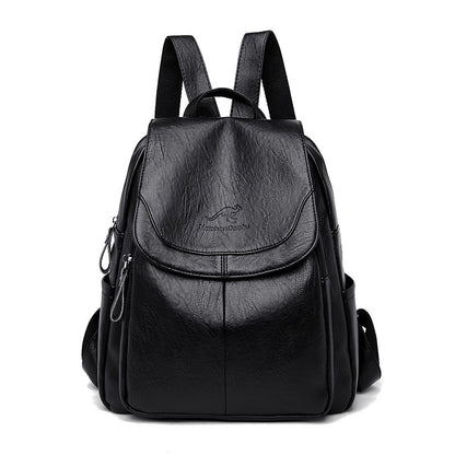 Barrel Kangaroo Women's Bag 2025 New genuine goods Women's Large Capacity Soft Leather Backpack Simple Fashion Travel Bag - PATOGAZ