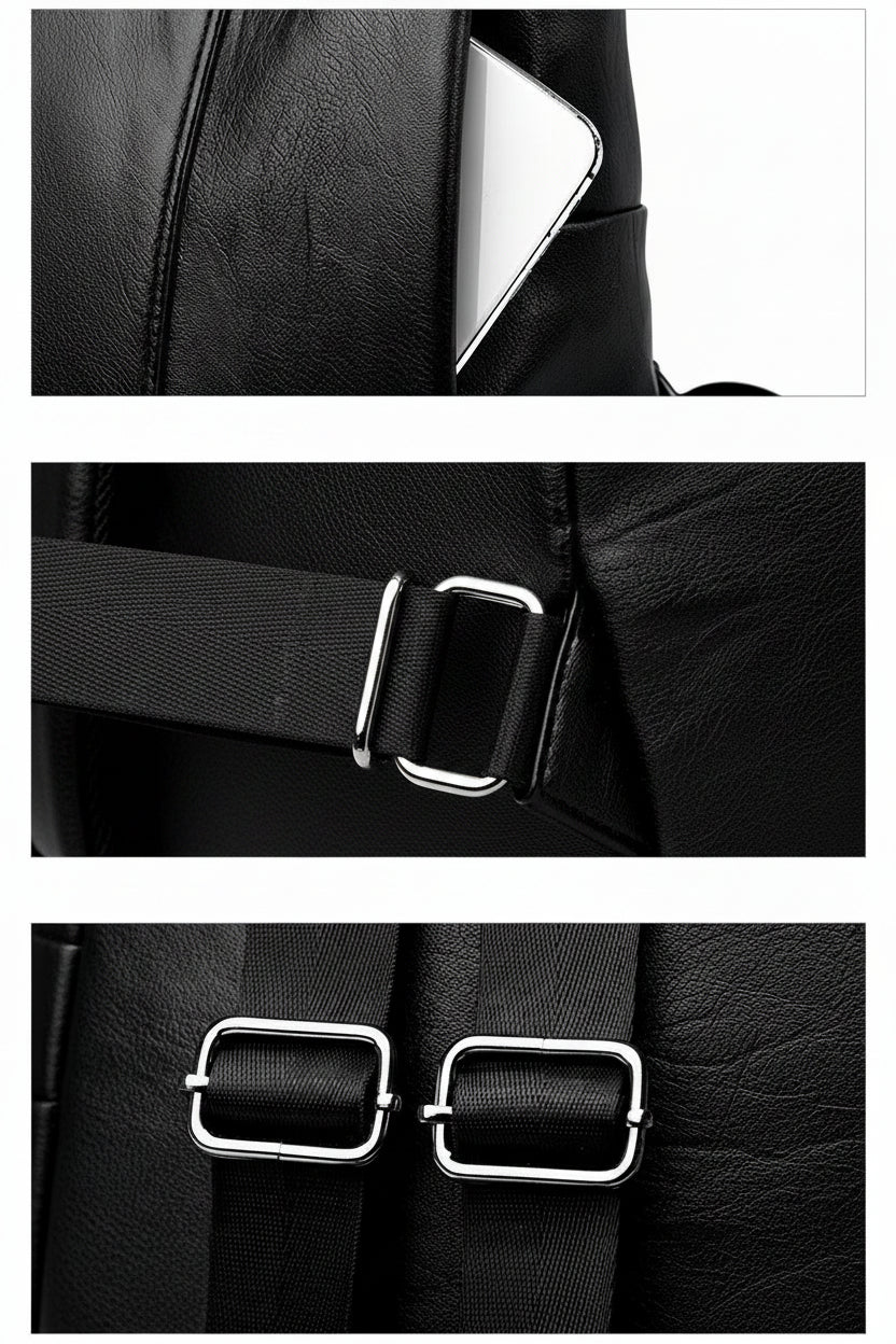 Backpack New Anti-theft Women's Backpack Korean Style Simple All-match Shoulder Bag Fashionable Elegant Student Backpack - PATOGAZ