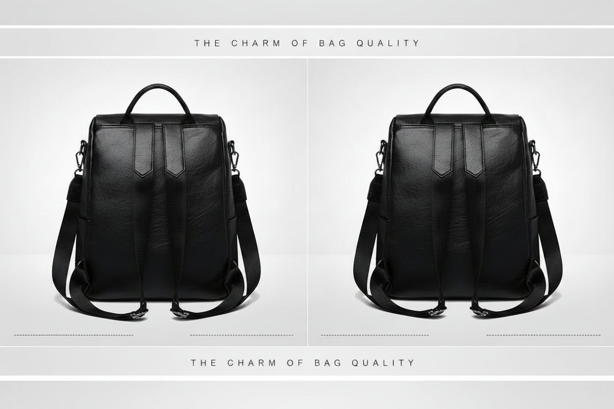 Backpack New Anti-theft Women's Backpack Korean Style Simple All-match Shoulder Bag Fashionable Elegant Student Backpack - PATOGAZ