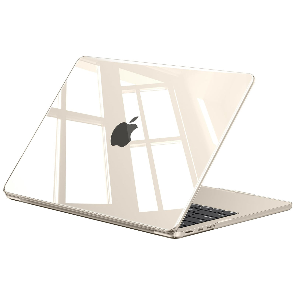 Coque MacBook Air 13,6" Crystal Clear — Compatible M2 / M3 / M4 / M5 (2022–2026)