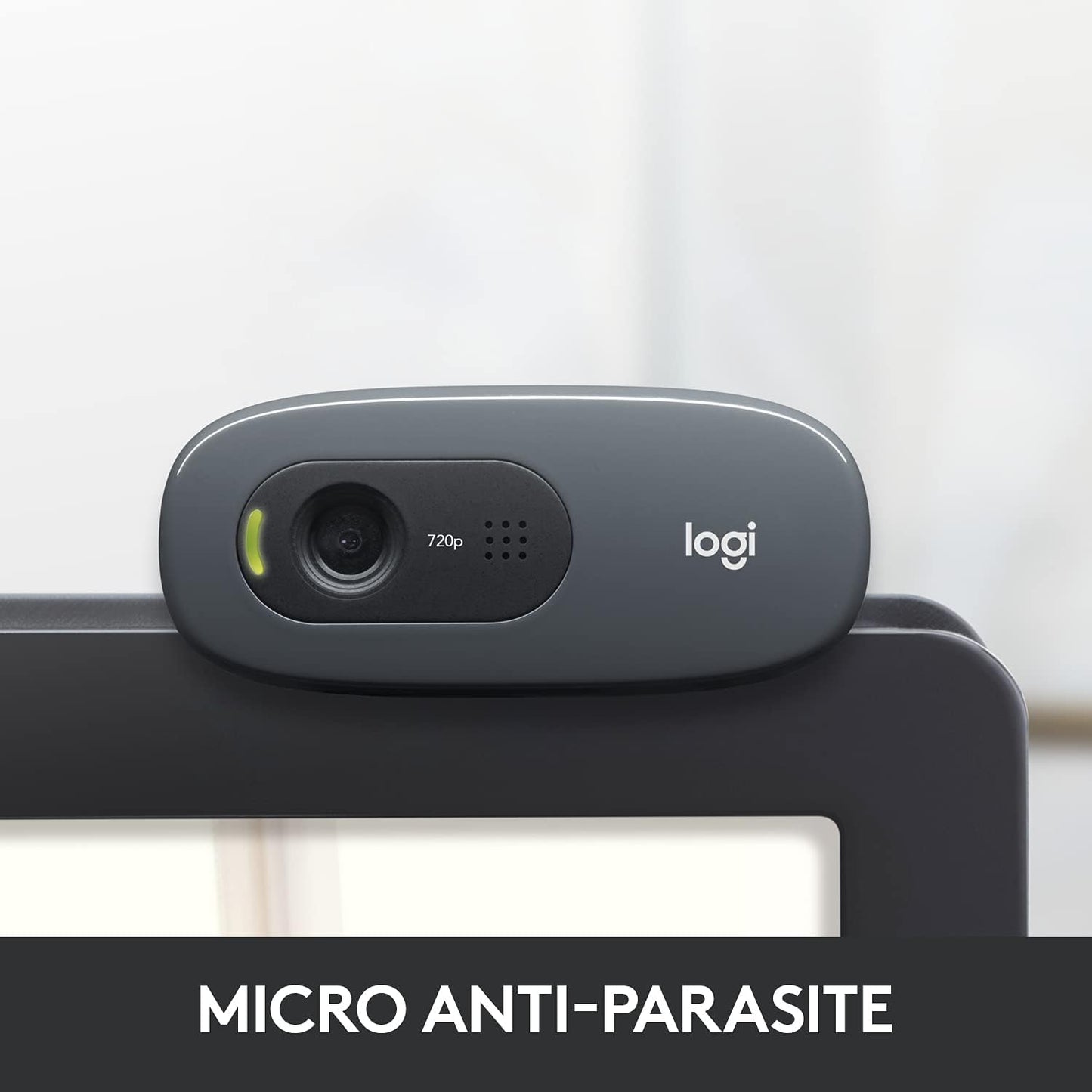 Logitech C270 Webcam Streaming HD | Webcam 720p/30ips, Appel Vidéo HD, Large Champ de Vision, Micro Antiparasites, Skype/FaceTime, PC/Mac/Chromebook - PATOGAZ