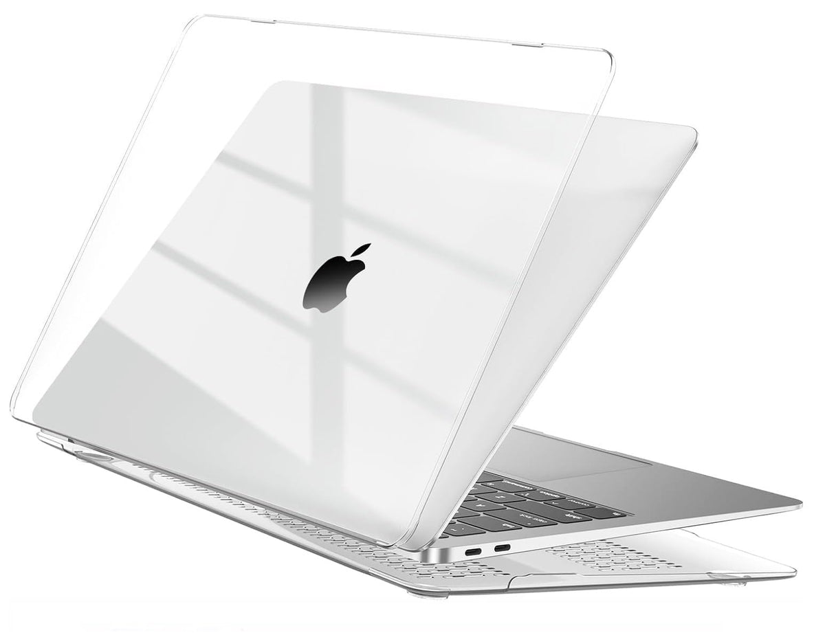 Coque MacBook Air 13,6" Crystal Clear — Compatible M2 / M3 / M4 / M5 (2022–2026)