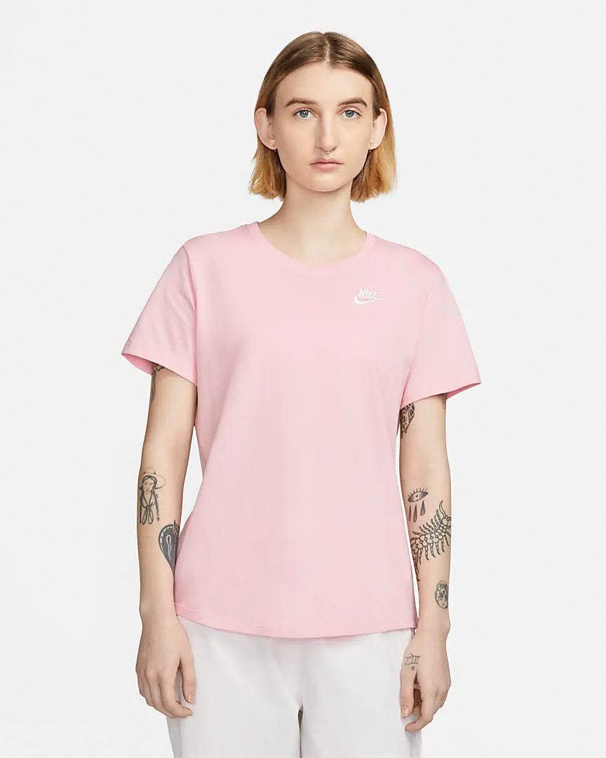 Nike W NSW Club SS Tee Shirt Femme - PATOGAZ