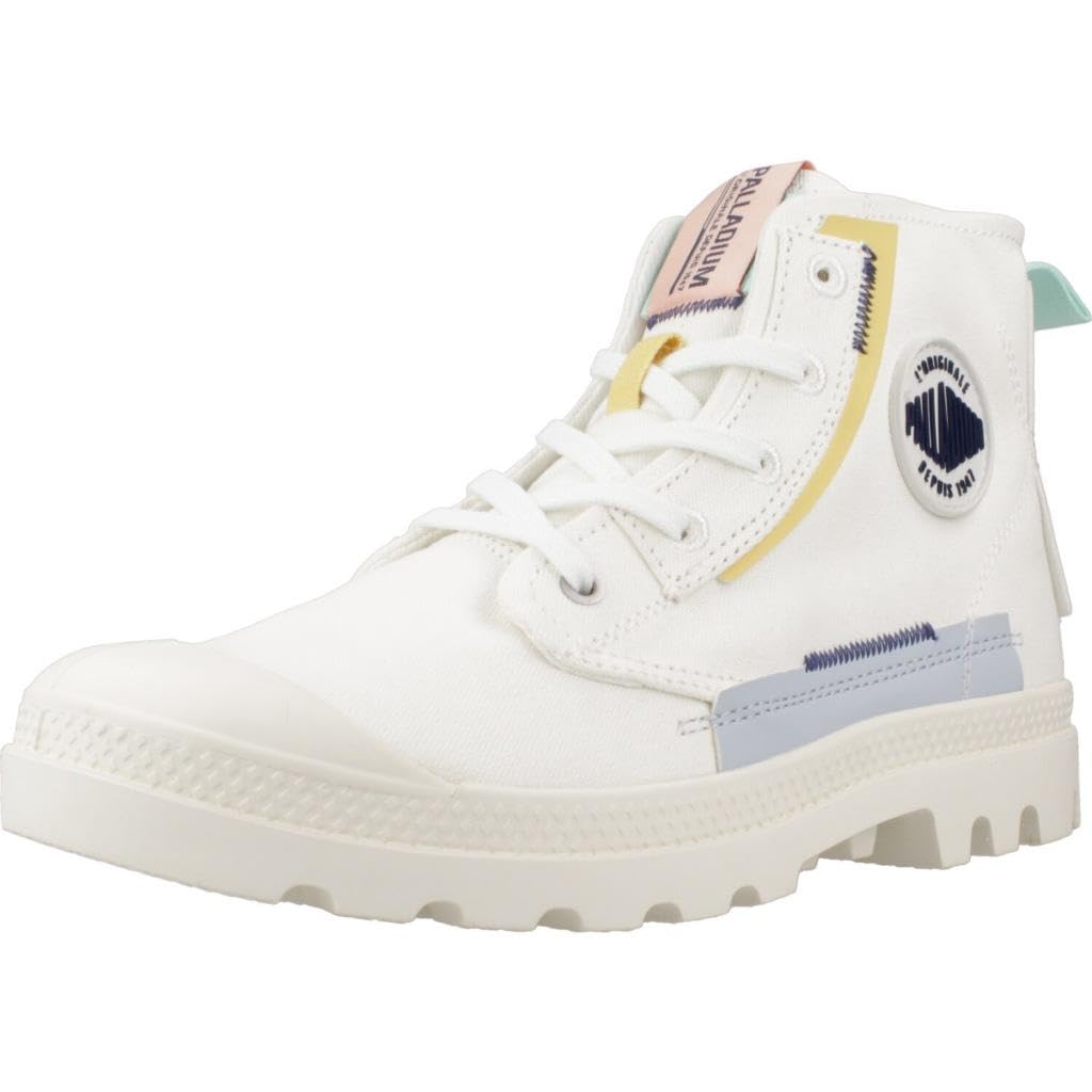 Palladium Pampa Underlayer — Boot Mid-Cut Femme Blanc
