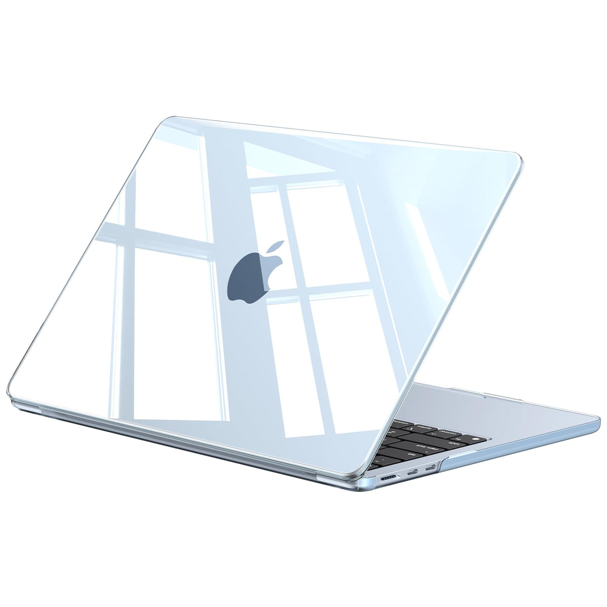 Coque MacBook Air 13,6" Crystal Clear — Compatible M2 / M3 / M4 / M5 (2022–2026)