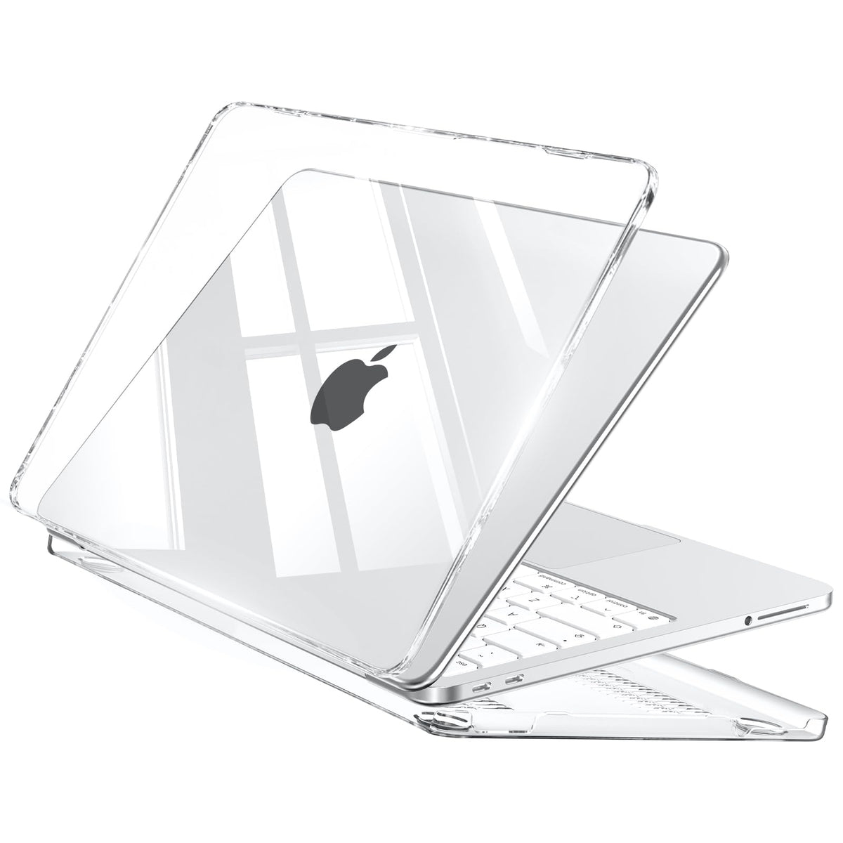 Coque MacBook Air 13,6" Crystal Clear — Compatible M2 / M3 / M4 / M5 (2022–2026)