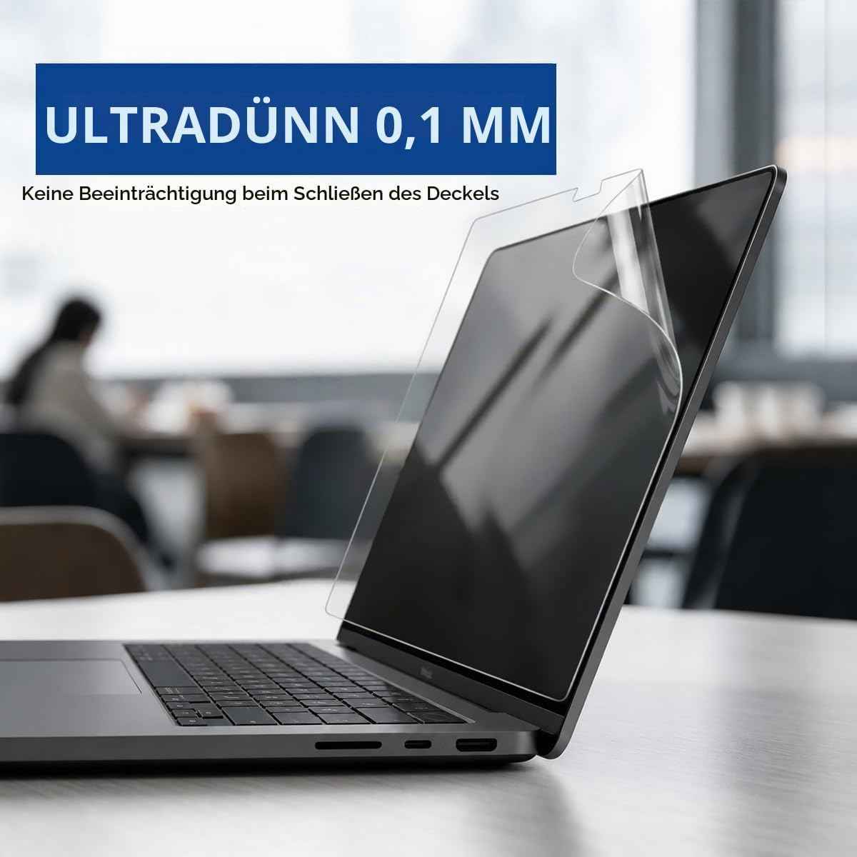 Film Protecteur d'Écran MacBook Pro 14" – Compatible M1 à M5 (2021–2026) – Dureté 5H Anti-Rayures