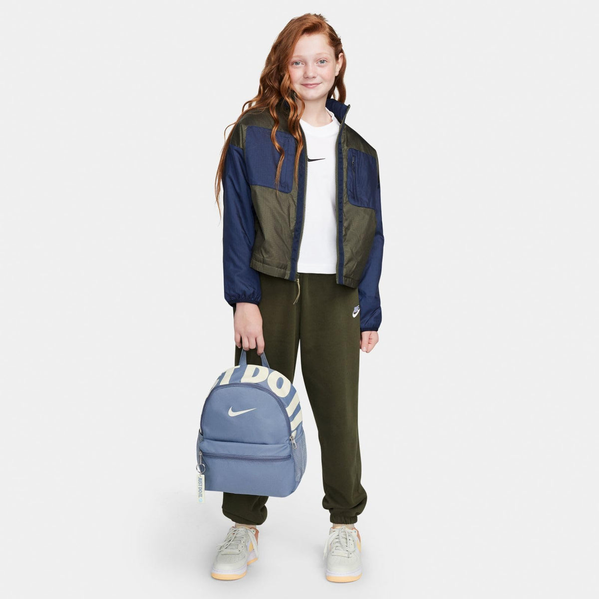 Nike_Y NK BRSLA JDI MINI , Mixte enfant, Noir/Blanc, Taille unique - PATOGAZ