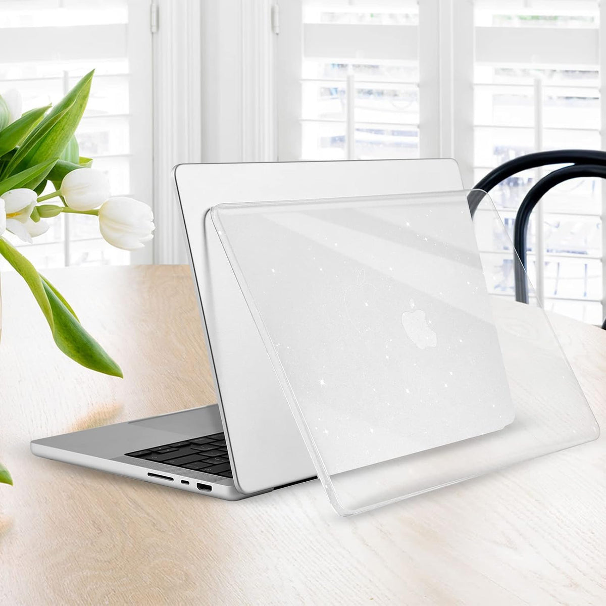 Coque MacBook Air 13,6" Crystal Clear — Compatible M2 / M3 / M4 / M5 (2022–2026)