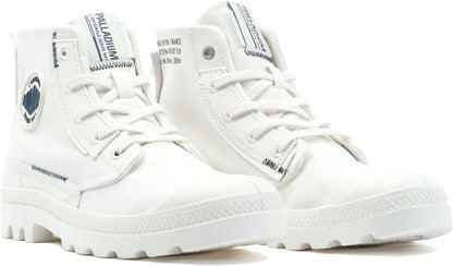 Palladium Pampa Underlayer — Boot Mid-Cut Femme Blanc