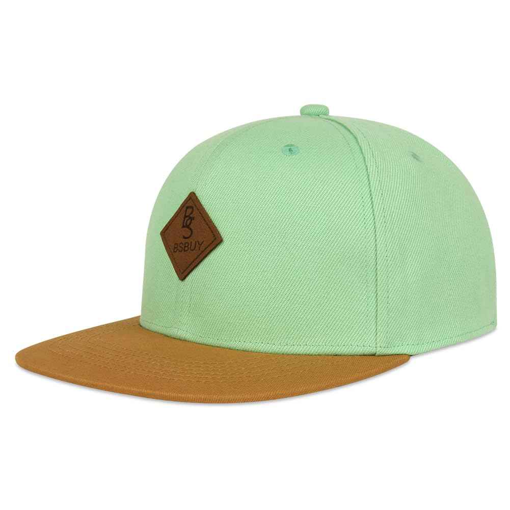 Casquette Snapback Homme Femme, Casquette de Baseball été Réglable, Coton Anti-Soleil Baseball Cap, Casquette Visiere Plate, Casquettes Sport Extérieur Sunhat Chapeau pour Grosses Têtes 56-61CM