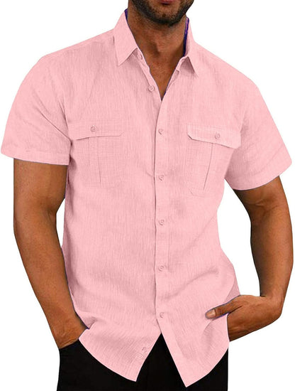 Chemises en Lin Boutonnées