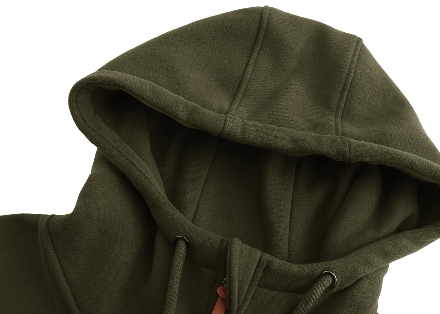 TrendiMax Sweat à Capuche Femmes avec Poches Manches Longues Manteau Femme Hiver Zippé Col Montant Hoodie Femme Chaude Douce Confortable - PATOGAZ