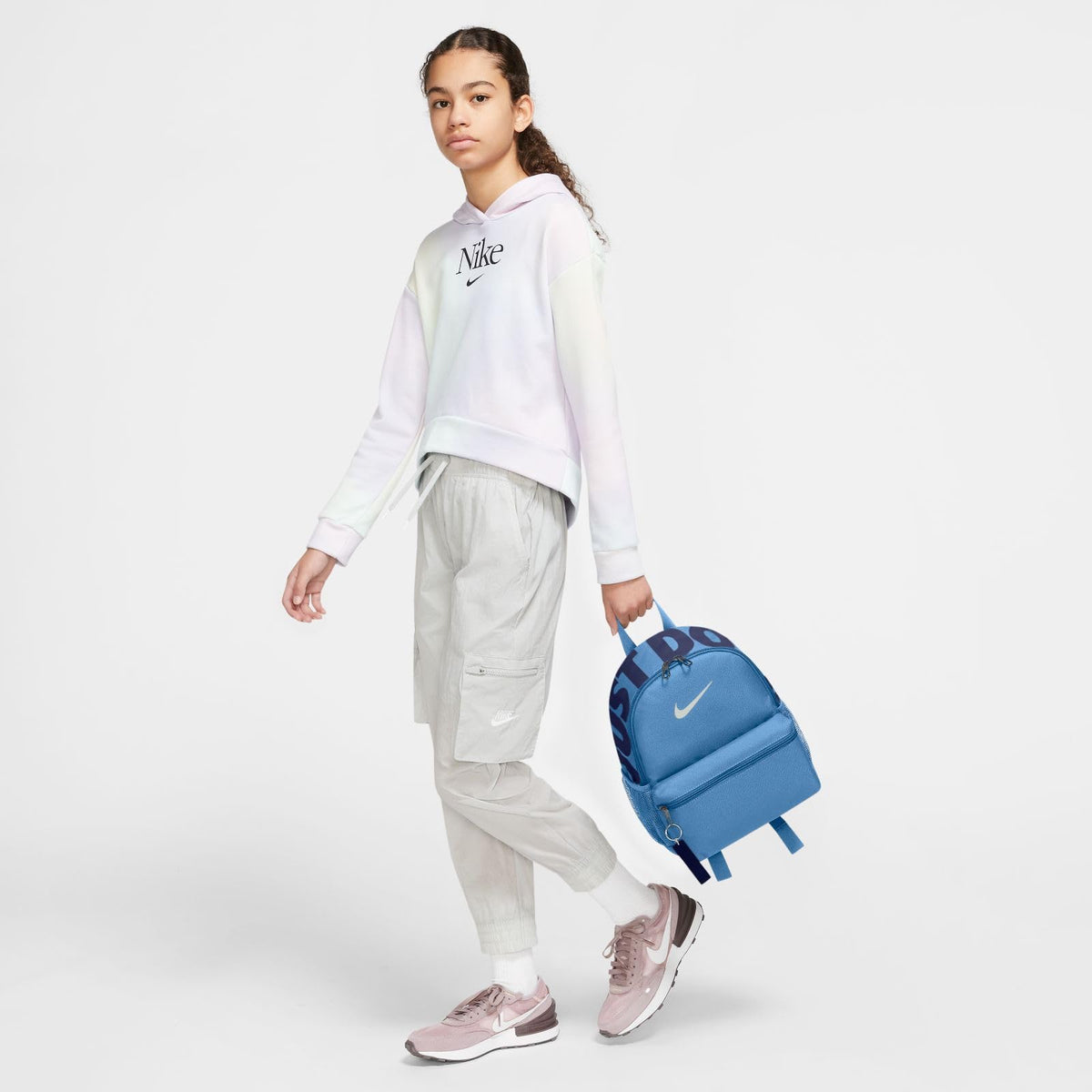 Nike_Y NK BRSLA JDI MINI , Mixte enfant, Noir/Blanc, Taille unique - PATOGAZ
