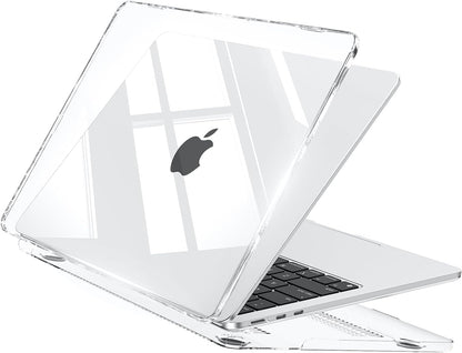 Coque MacBook Air 13,6" Crystal Clear — Compatible M2 / M3 / M4 / M5 (2022–2026)