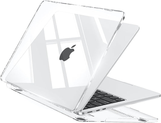 Coque MacBook Air 13,6" Crystal Clear — Compatible M2 / M3 / M4 / M5 (2022–2026)
