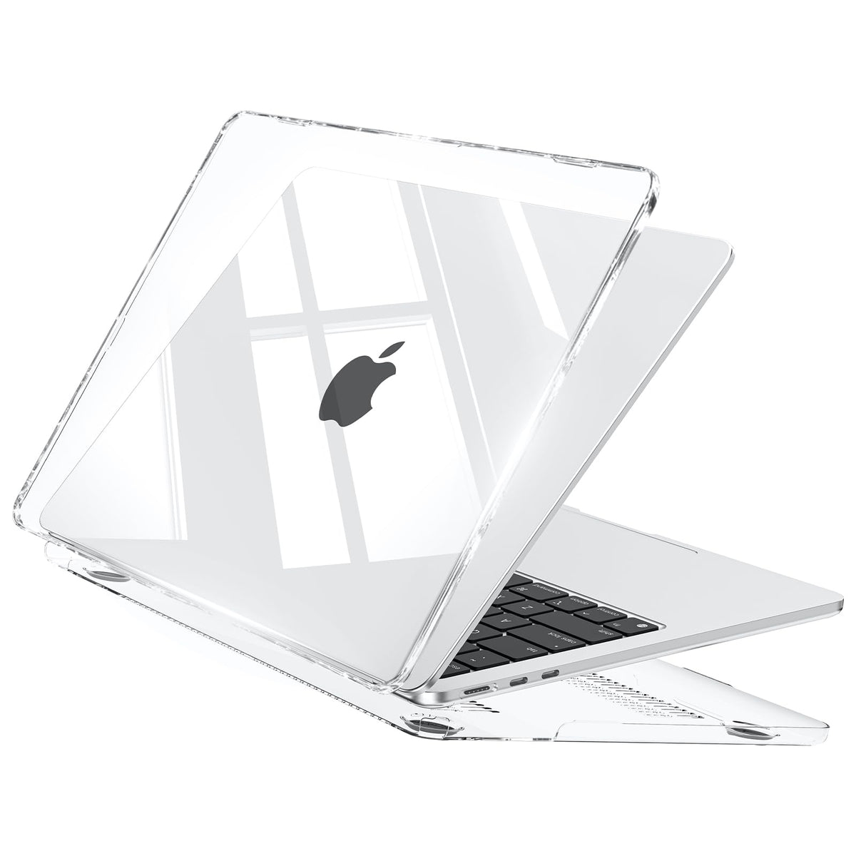 Coque MacBook Air 13,6" Crystal Clear — Compatible M2 / M3 / M4 / M5 (2022–2026)