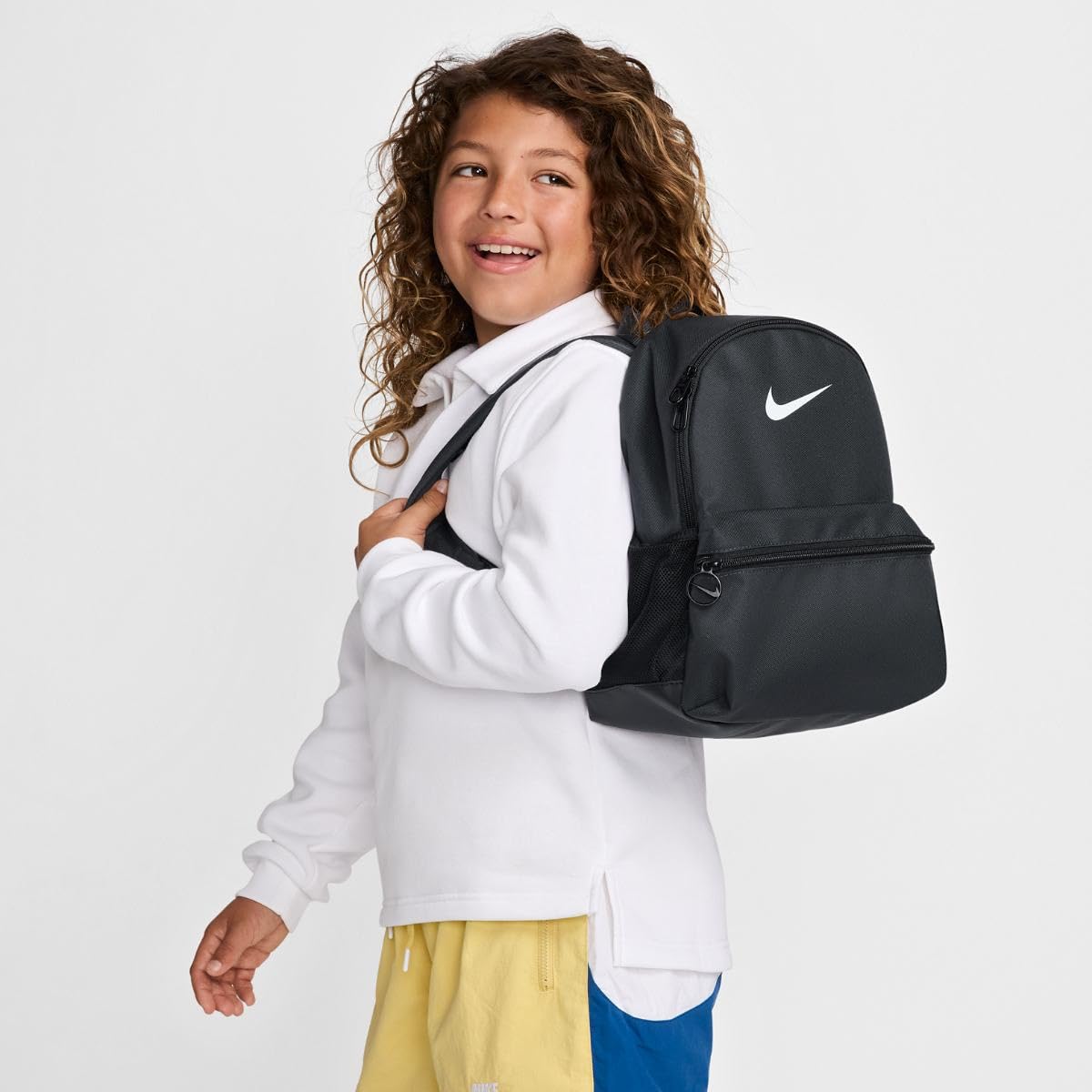 Nike_Y NK BRSLA JDI MINI , Mixte enfant, Noir/Blanc, Taille unique - PATOGAZ