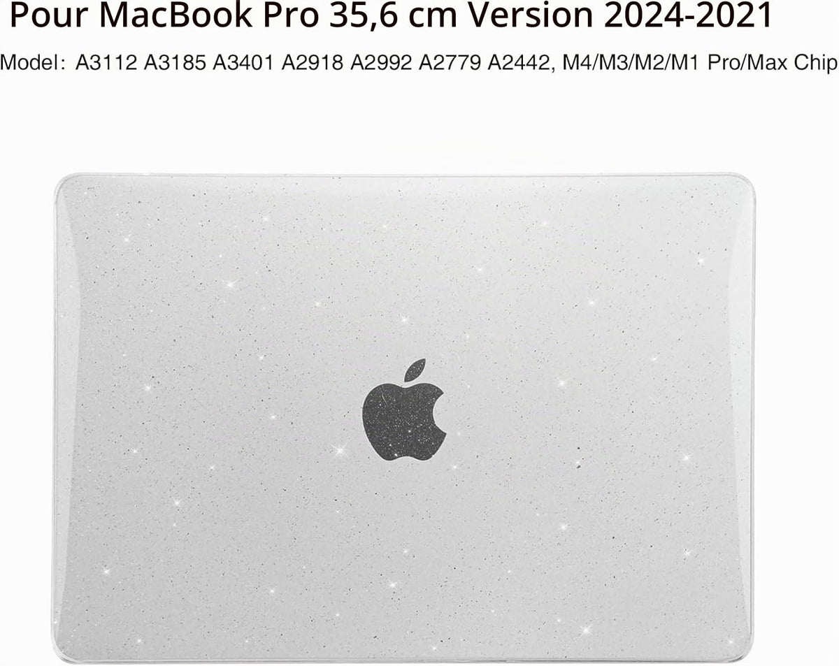 Coque MacBook Air 13,6" Crystal Clear — Compatible M2 / M3 / M4 / M5 (2022–2026)