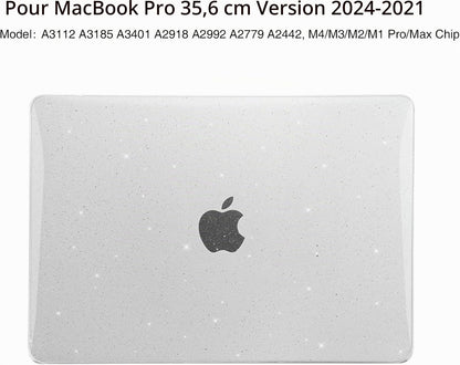 Coque MacBook Air 13,6" Crystal Clear — Compatible M2 / M3 / M4 / M5 (2022–2026)