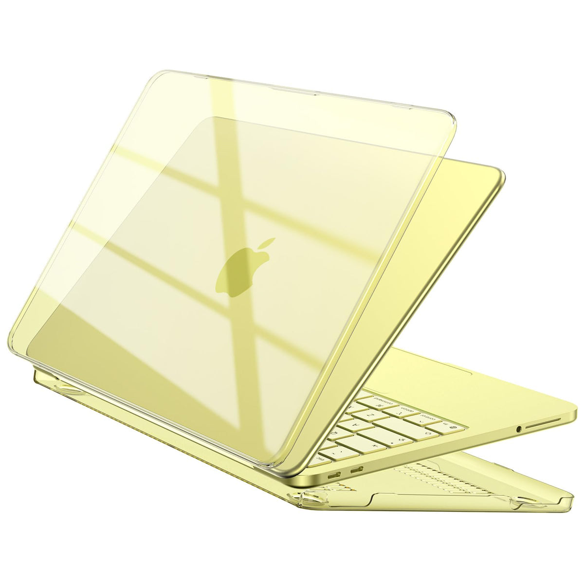 Coque MacBook Air 13,6" Crystal Clear — Compatible M2 / M3 / M4 / M5 (2022–2026)