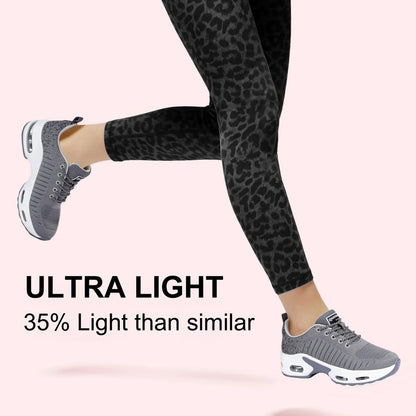 Myztra Femme Baskets Running Coussin Amortissant | Marche, Amortissantes, Légères, Respirantes, Antidérapantes, Confortables, Fitness, Gym, Jogging, Quotidien - PATOGAZ