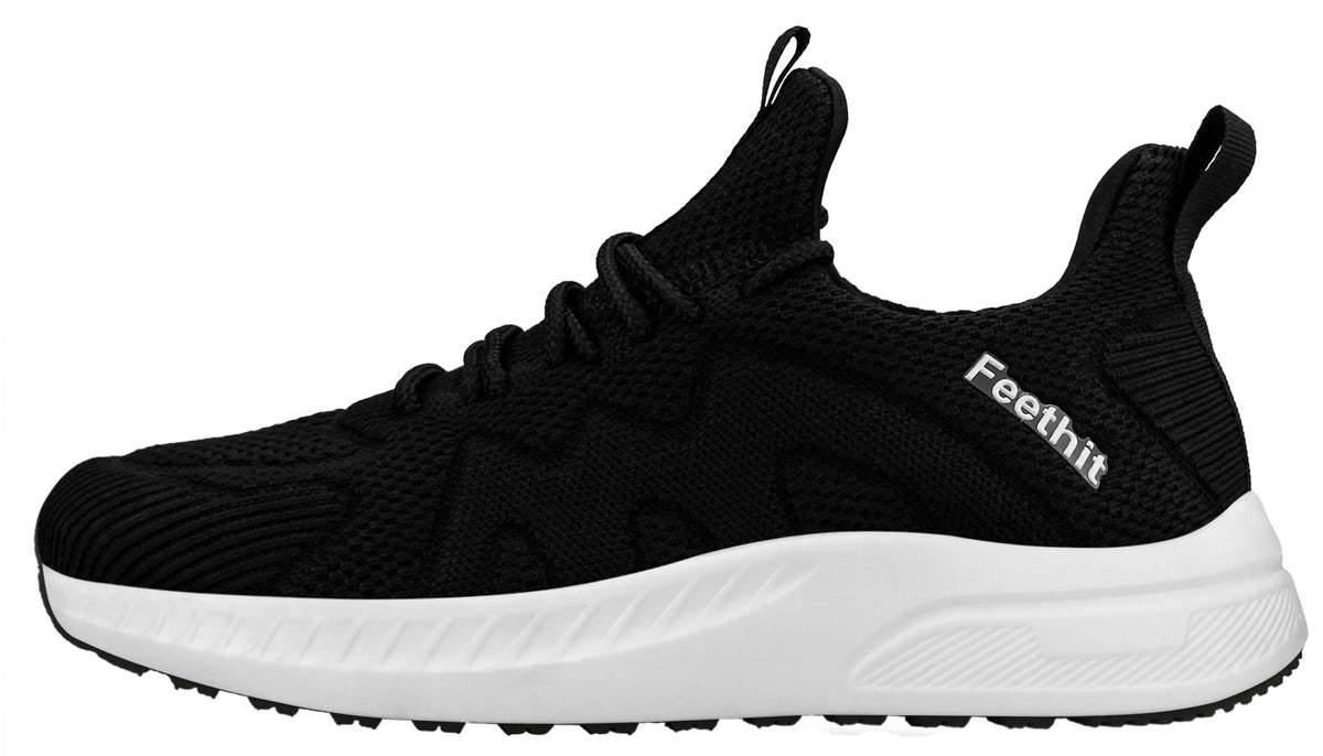 Feethit Baskets et Chaussures de Sport Homme Tennis Running Marche Sneakers | Mesh respirant, intérieur doux, amorti EVA, semelle en caoutchouc antidérapante, lacets réglables, sport et quotidien - PATOGAZ