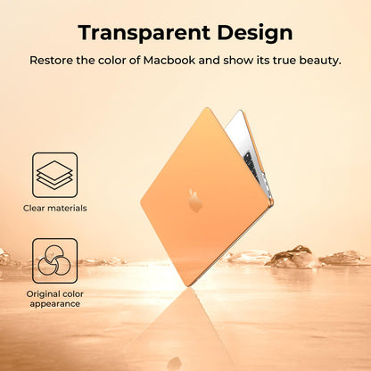 Coque MacBook Air 13,6" Crystal Clear — Compatible M2 / M3 / M4 / M5 (2022–2026)