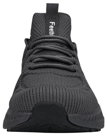 Feethit Baskets et Chaussures de Sport Homme Tennis Running Marche Sneakers | Mesh respirant, intérieur doux, amorti EVA, semelle en caoutchouc antidérapante, lacets réglables, sport et quotidien - PATOGAZ