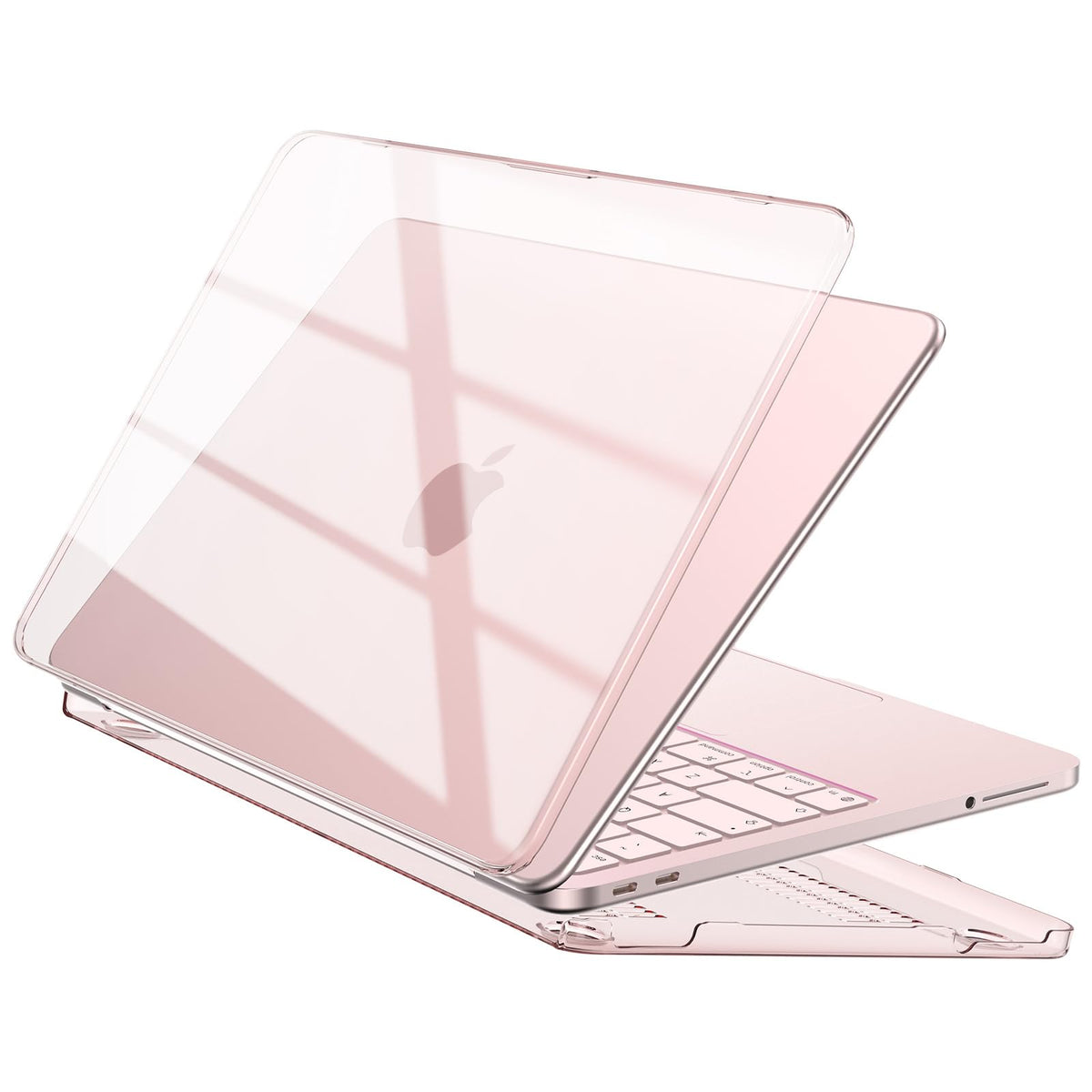Coque MacBook Air 13,6" Crystal Clear — Compatible M2 / M3 / M4 / M5 (2022–2026)