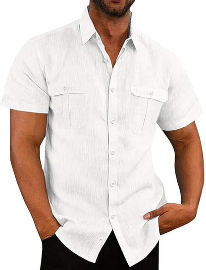 Chemises en Lin Boutonnées