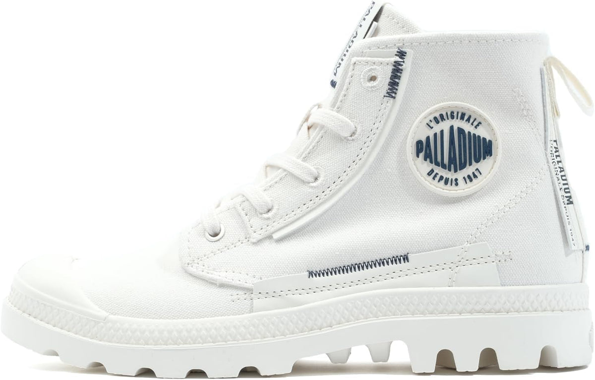 Palladium Pampa Underlayer — Boot Mid-Cut Femme Blanc