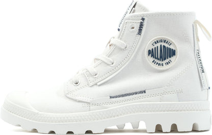 Palladium Pampa Underlayer — Boot Mid-Cut Femme Blanc