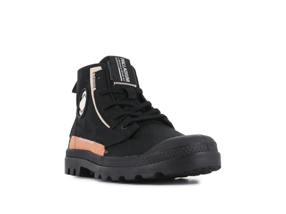 Palladium Pampa Underlayer — Boot Mid-Cut Femme Blanc