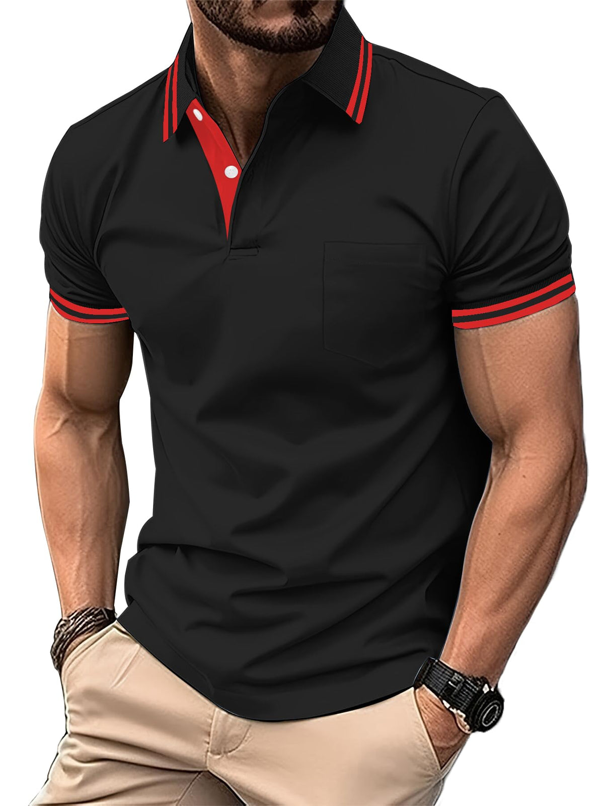 Pack 3 Polos Homme — Respirant Séchage Rapide