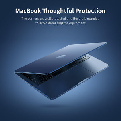 Coque MacBook Air 13,6" Crystal Clear — Compatible M2 / M3 / M4 / M5 (2022–2026)