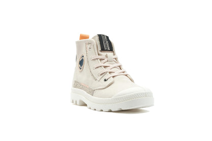 Palladium Pampa Underlayer — Boot Mid-Cut Femme Blanc