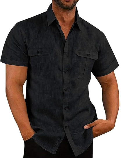 Chemises en Lin Boutonnées