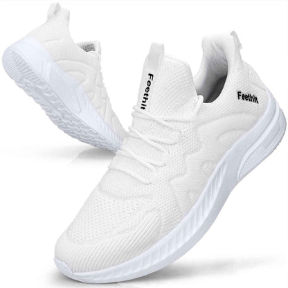 Feethit Baskets et Chaussures de Sport Homme Tennis Running Marche Sneakers | Mesh respirant, intérieur doux, amorti EVA, semelle en caoutchouc antidérapante, lacets réglables, sport et quotidien