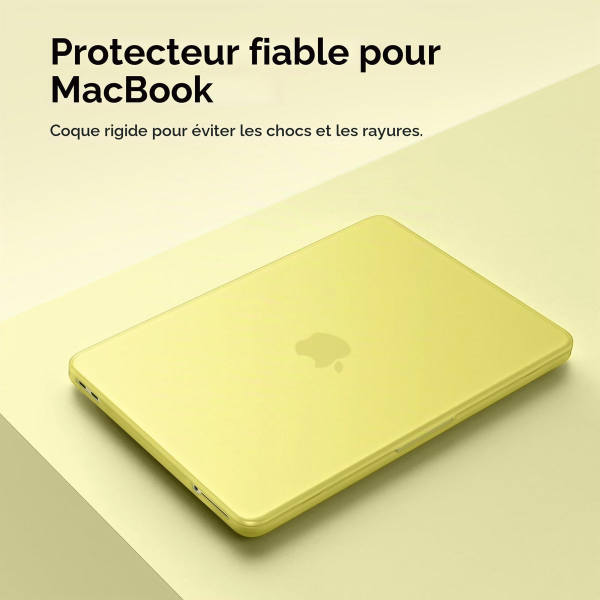 Coque MacBook Air 13,6" Crystal Clear — Compatible M2 / M3 / M4 / M5 (2022–2026)