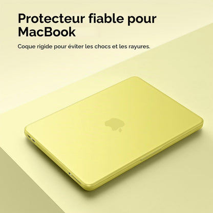 Coque MacBook Air 13,6" Crystal Clear — Compatible M2 / M3 / M4 / M5 (2022–2026)