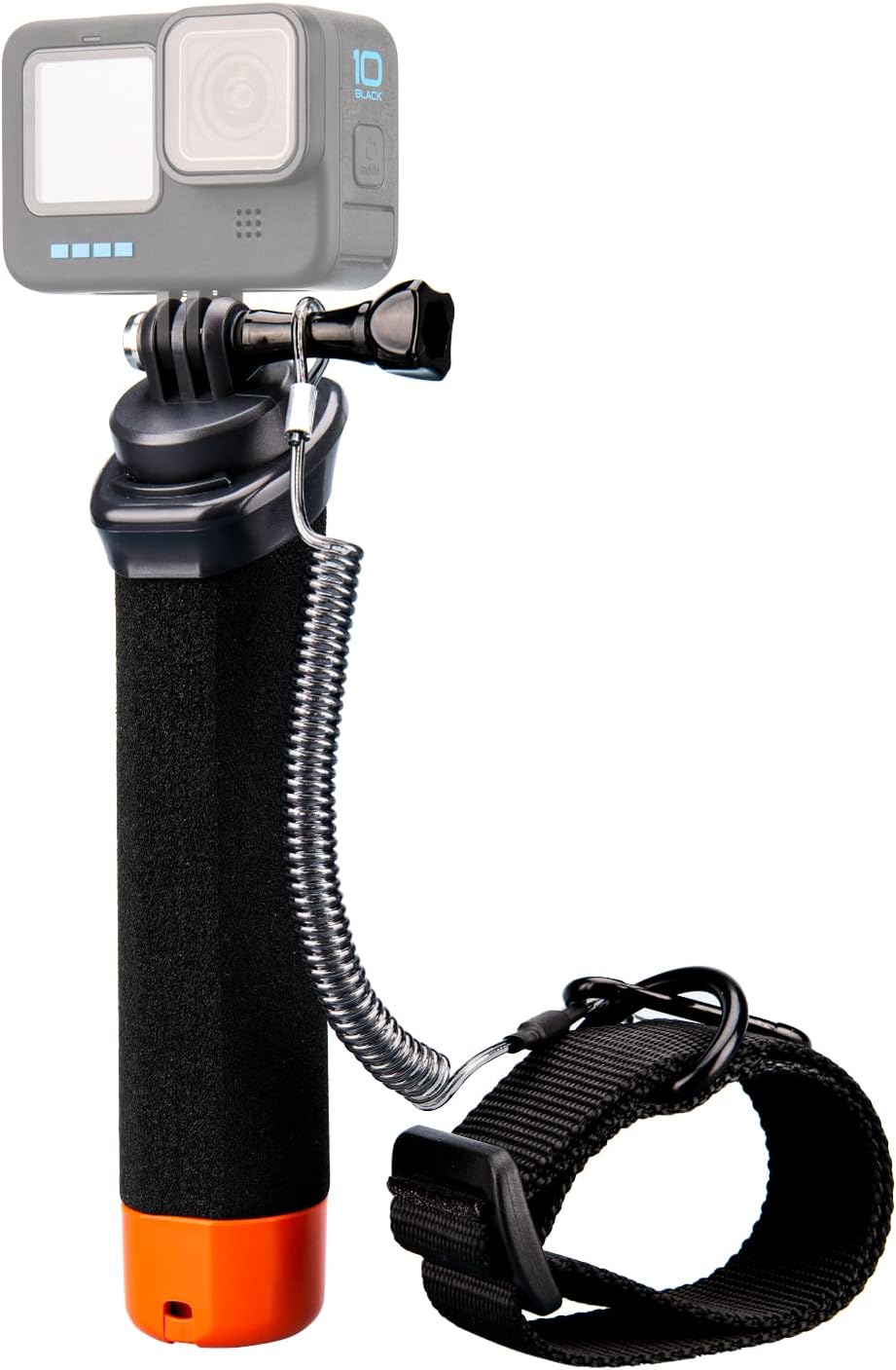 Poignée Flottante GoPro - Lammcou – Monopode Étanche avec Corde de Sécurité & Bracelet - Compatible Hero 13/12/11/10/9, Insta360, DJI