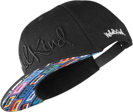 Nebelkind Casquette Snapback pour Homme et Femme - Noir - Taille Unique - Taille Unique - Réglable - Unisexe - De qualité supérieure - Style Streetwear - Casquette de Baseball avec visière Droite -