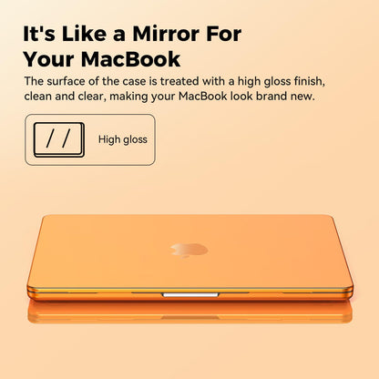 Coque MacBook Air 13,6" Crystal Clear — Compatible M2 / M3 / M4 / M5 (2022–2026)