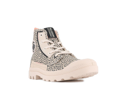 Palladium Pampa Underlayer — Boot Mid-Cut Femme Blanc