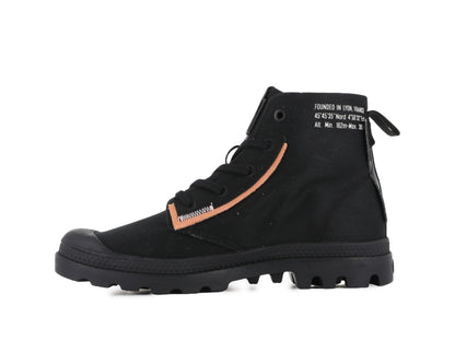 Palladium Pampa Underlayer — Boot Mid-Cut Femme Blanc
